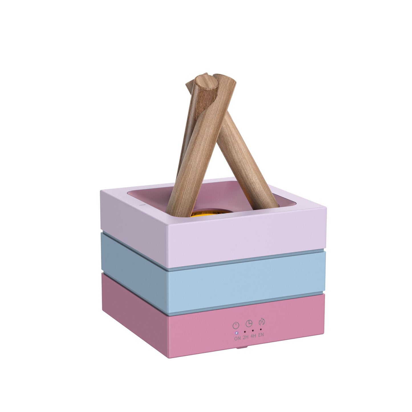 Aroma Diffuser met LED Vlam 2-in-1 Luchtbevochtiger & Geurverspreider