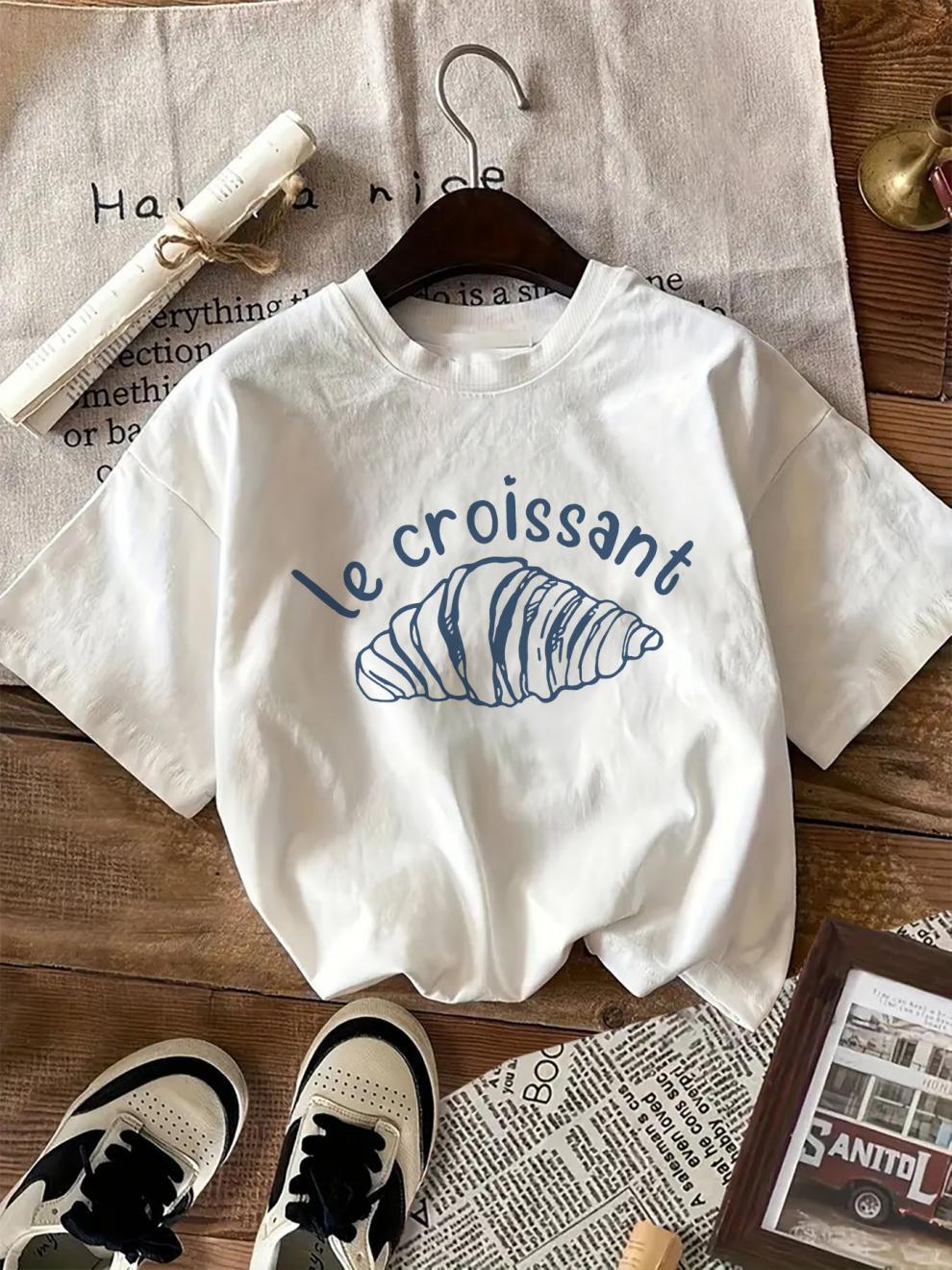 Le Croissant Cotton T-Shirt