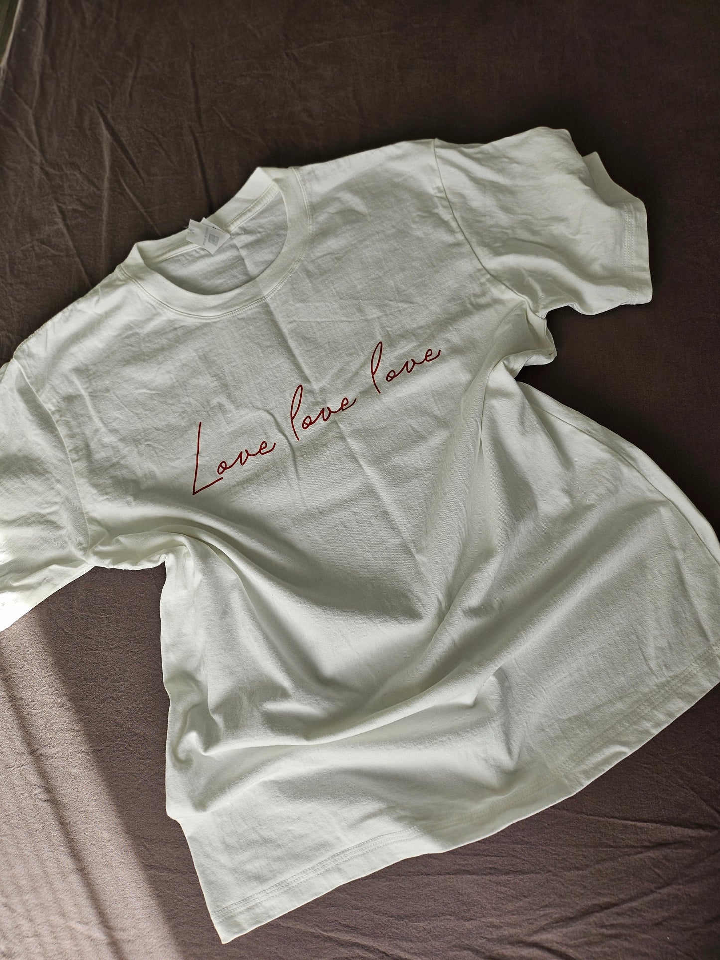 Love Love Love Cotton Tee