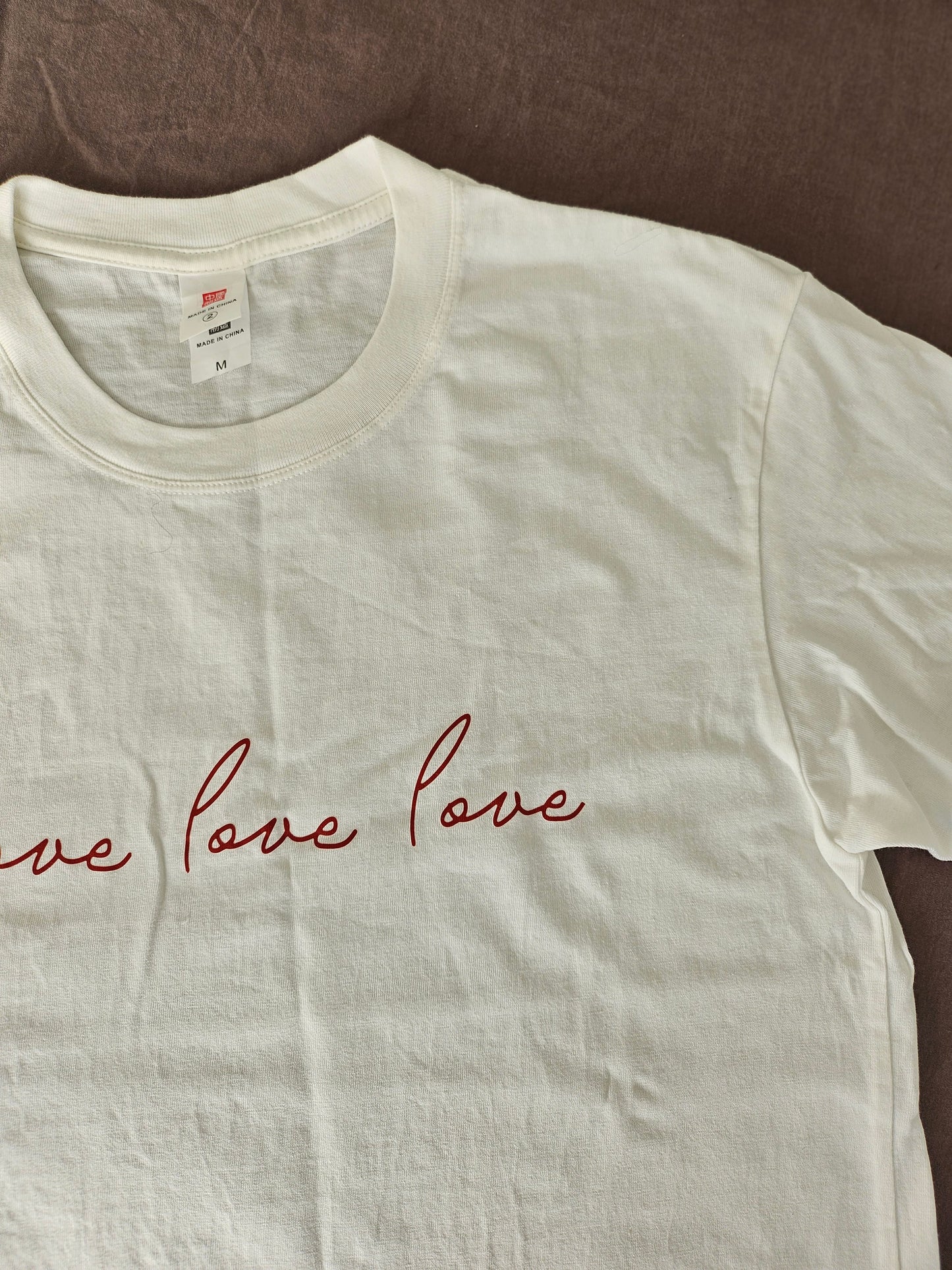 Love Love Love Cotton Tee