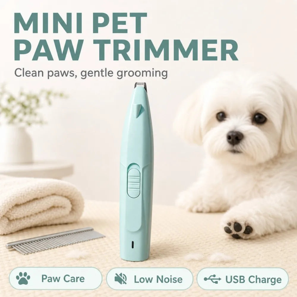 🐾 Oplaadbare Paw Trimmer voor Honden & Katten