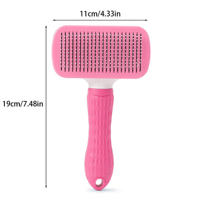 Pet Grooming Brush for Dogs & Cats - For a Soft & Well-Groomed Coat