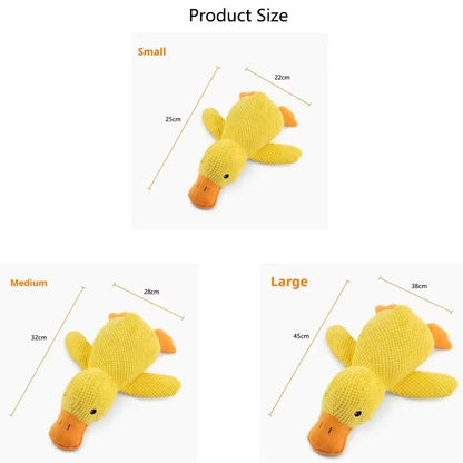 🦆 Interactive Duck Dog Toy with Sound