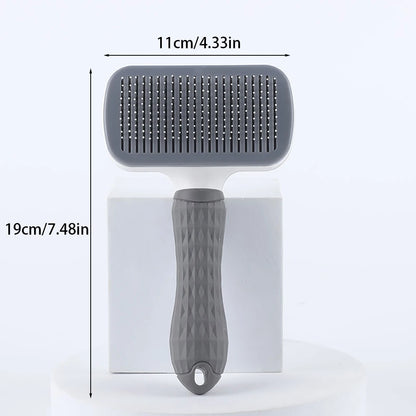 Pet Grooming Brush for Dogs & Cats - For a Soft & Well-Groomed Coat