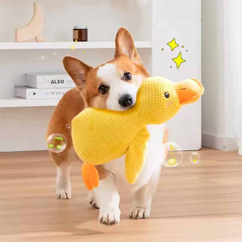 🦆 Interactief Eendenspeeltje voor Honden met Geluid